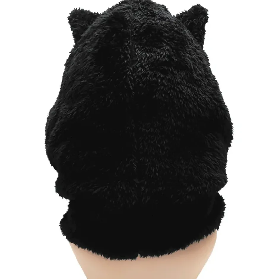 LISTEN FLAVOR Black Cat Ear Cat Paw Boa Neck Warmer Best