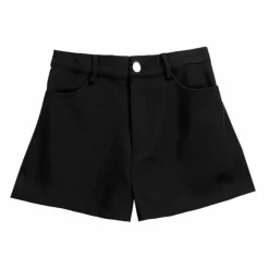 LISTEN FLAVOR Black Layered Eyelet Skirt w/ Shorts Discount