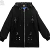 LISTEN FLAVOR Black Parachute Hood Blouson w/ Harness Belt Sale