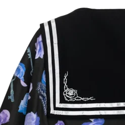 LISTEN FLAVOR Blue Rose Sailor Blouson Discount