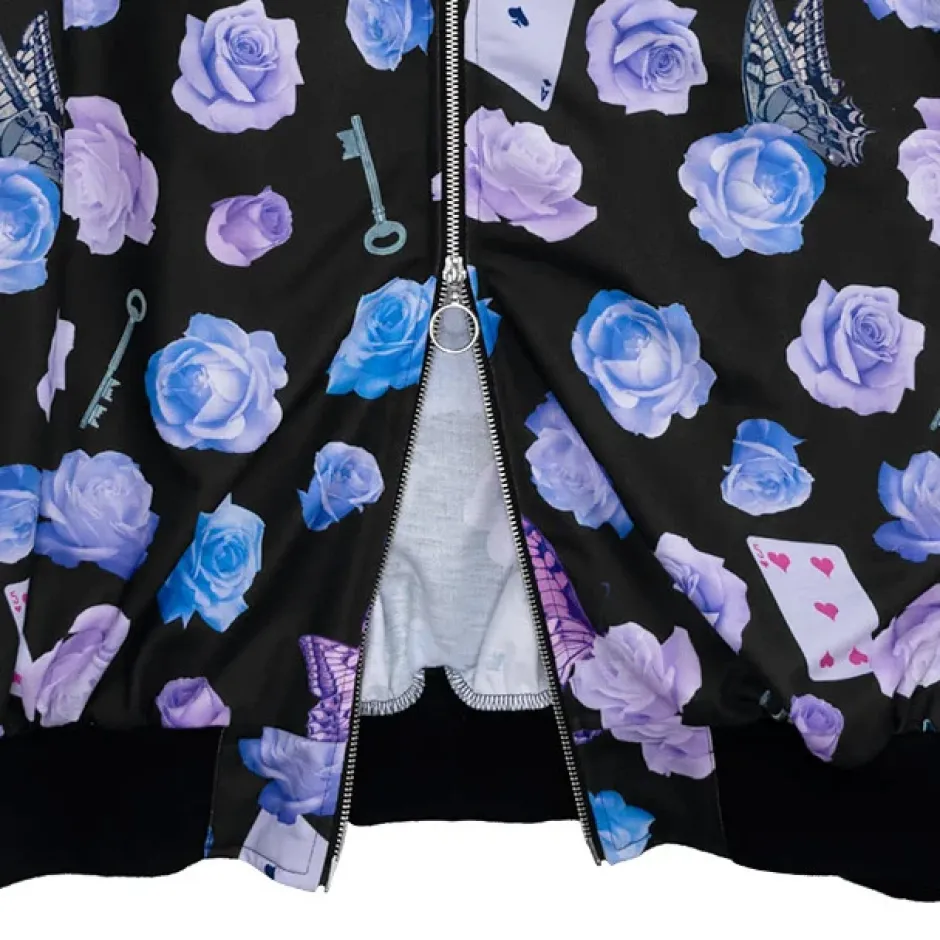 LISTEN FLAVOR Blue Rose Sailor Blouson Discount