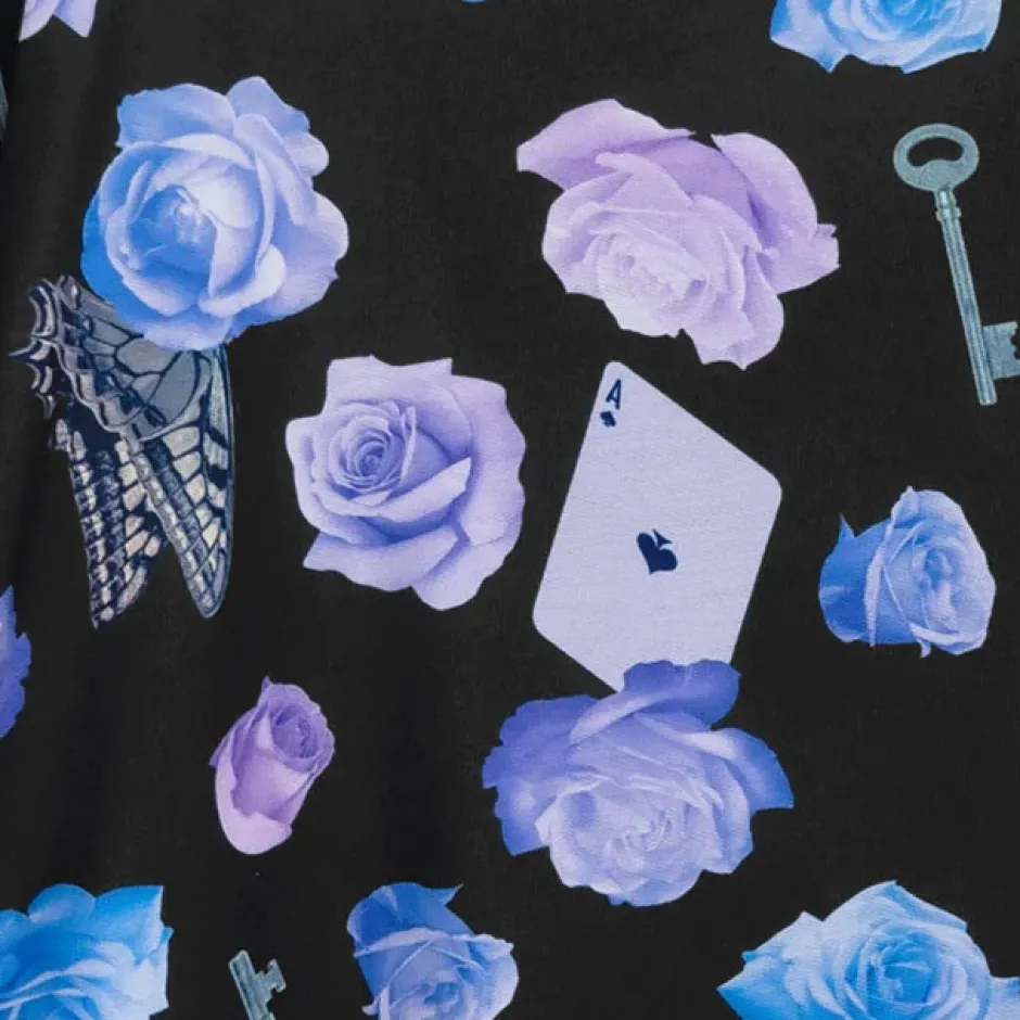 LISTEN FLAVOR Blue Rose Sailor Blouson Discount