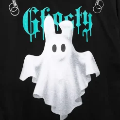 LISTEN FLAVOR Bunny Ear Ghost Hoodie New