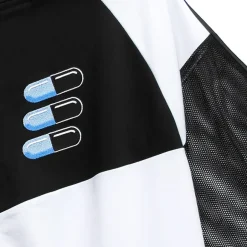 LISTEN FLAVOR Cat Ear Capsule Mesh Jersey Hoodie Sale