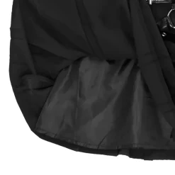 LISTEN FLAVOR Center Zip Skirt w/ Chain Clearance