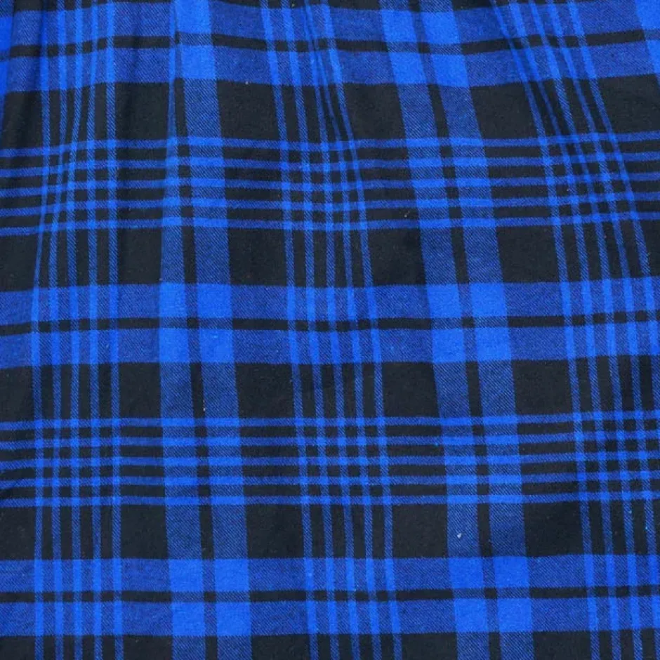 Bottoms>LISTEN FLAVOR Checkered Maxi Skirt