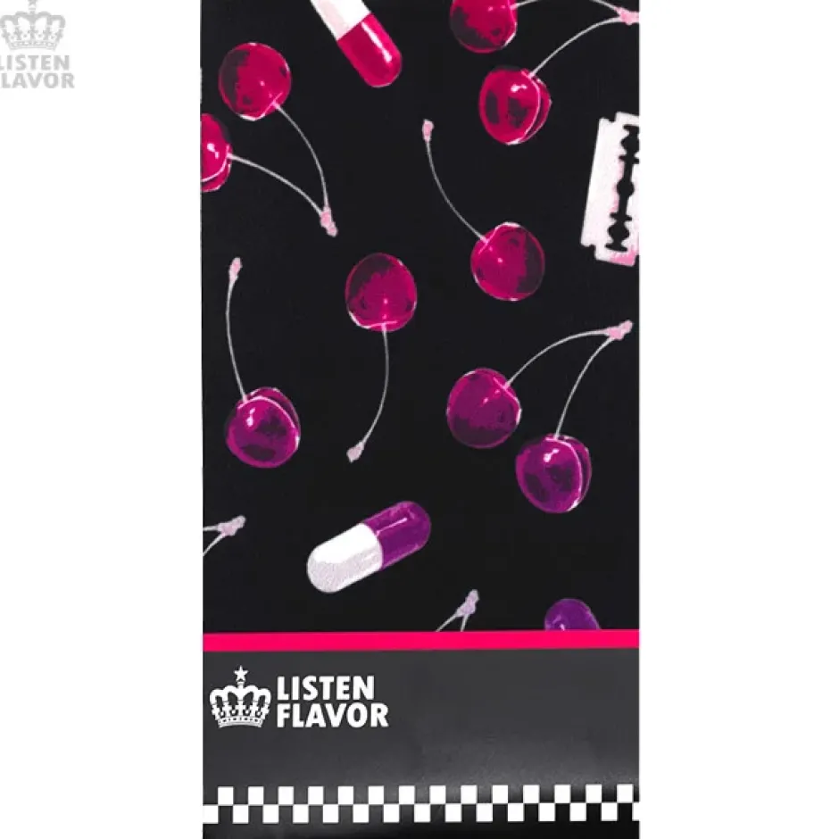 LISTEN FLAVOR Cherry Knee-High Socks Best