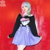 Bottoms>LISTEN FLAVOR Cherry Lace-Up Pleated Skirt