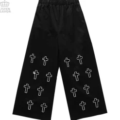 LISTEN FLAVOR Cross Wide Pants Online