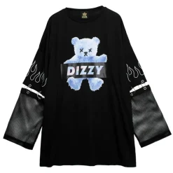 LISTEN FLAVOR Daisy Bear Mesh Big Top Best
