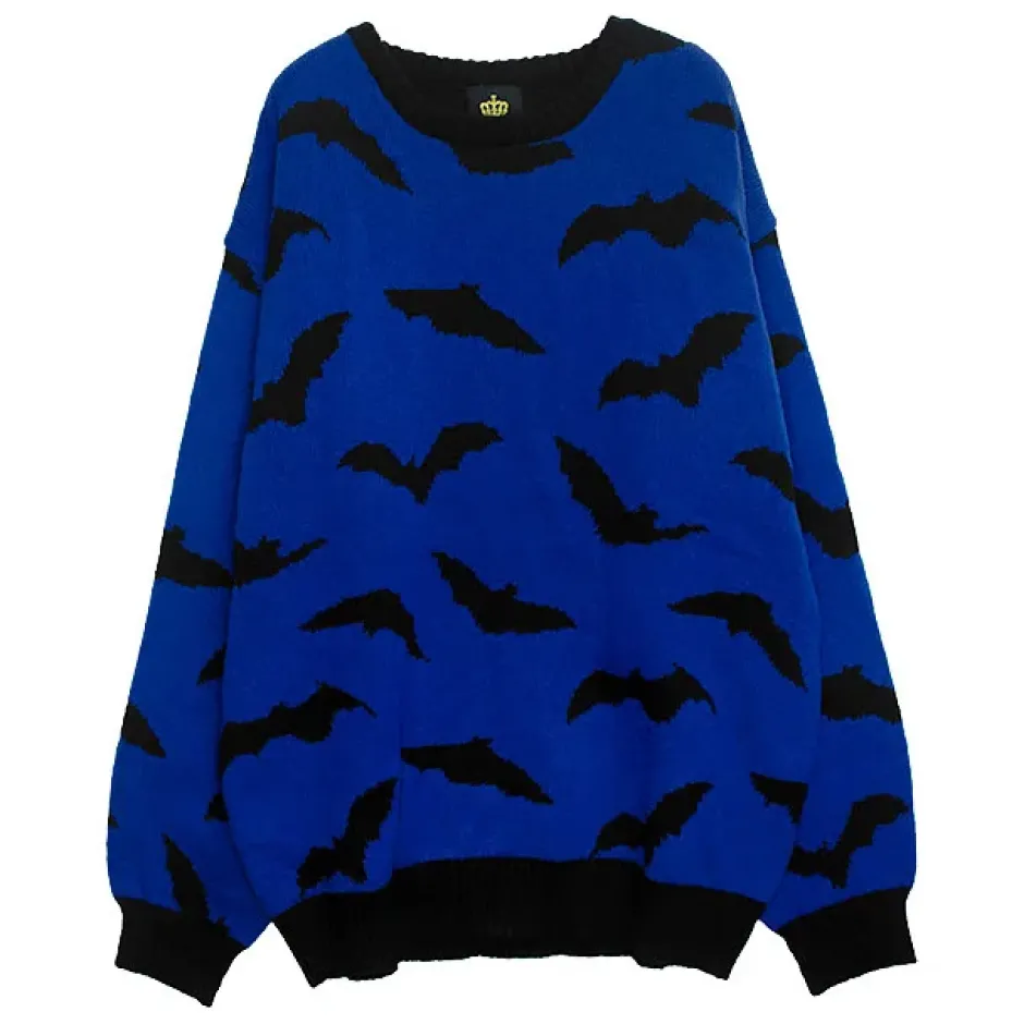 LISTEN FLAVOR Dark Night Bat Knit Best