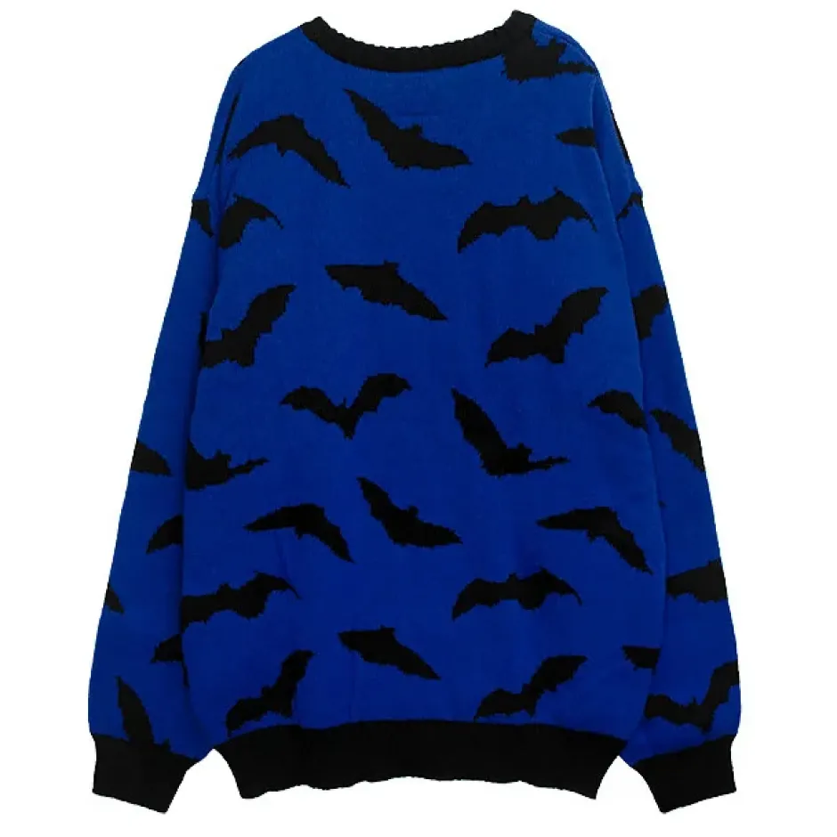 LISTEN FLAVOR Dark Night Bat Knit Best