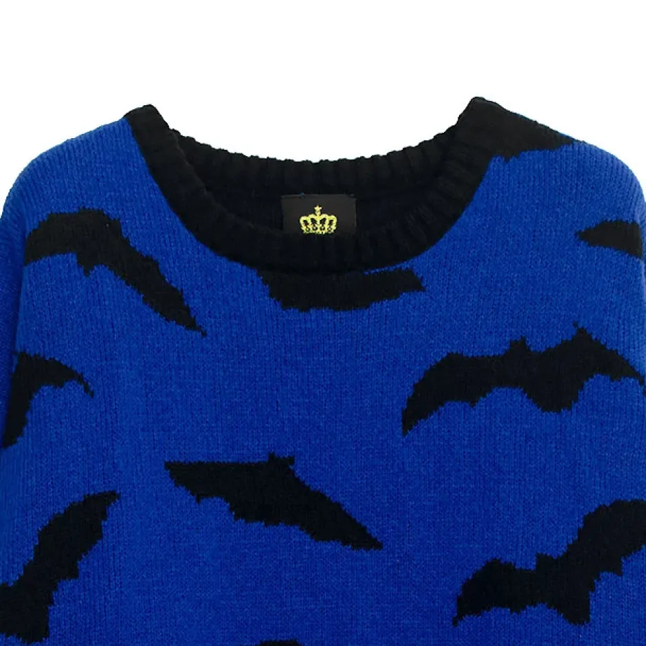 LISTEN FLAVOR Dark Night Bat Knit Best