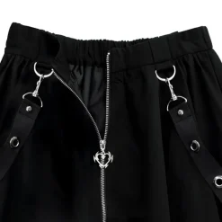 LISTEN FLAVOR Dark Nights Hemline Maxi Skirt Hot