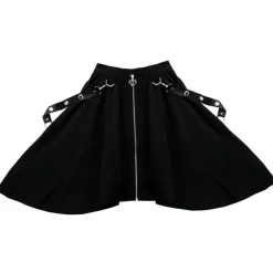 LISTEN FLAVOR Dark Nights Hemline Maxi Skirt Hot