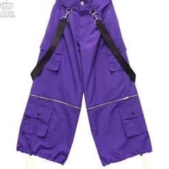 LISTEN FLAVOR Detachable Cargo Pants w/ Suspenders Hot