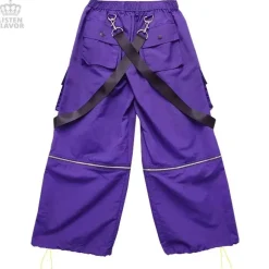 LISTEN FLAVOR Detachable Cargo Pants w/ Suspenders Hot