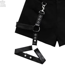 LISTEN FLAVOR Detachable Harness Garter Belt Shorts L Clearance