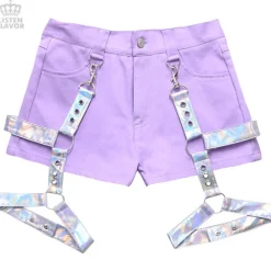 LISTEN FLAVOR Detachable Harness Garter Belt Shorts L Clearance