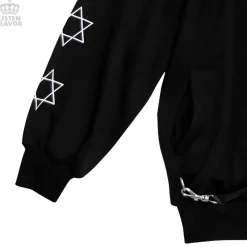 LISTEN FLAVOR Devil Bear Shoulder Zip Big Pullover w/ Straps Sale