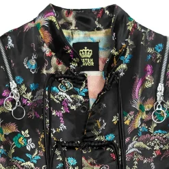 LISTEN FLAVOR Dragon China Brocade Shirt Black Dragon Sale