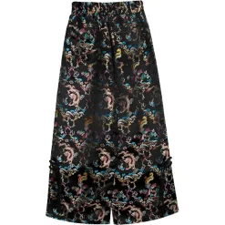 LISTEN FLAVOR Dragon China Brocade Pants Black Dragon Discount