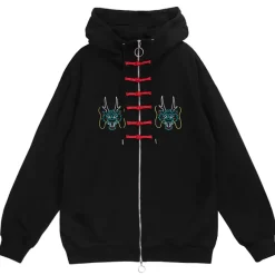 LISTEN FLAVOR Dragon China Zip Hoodie Online