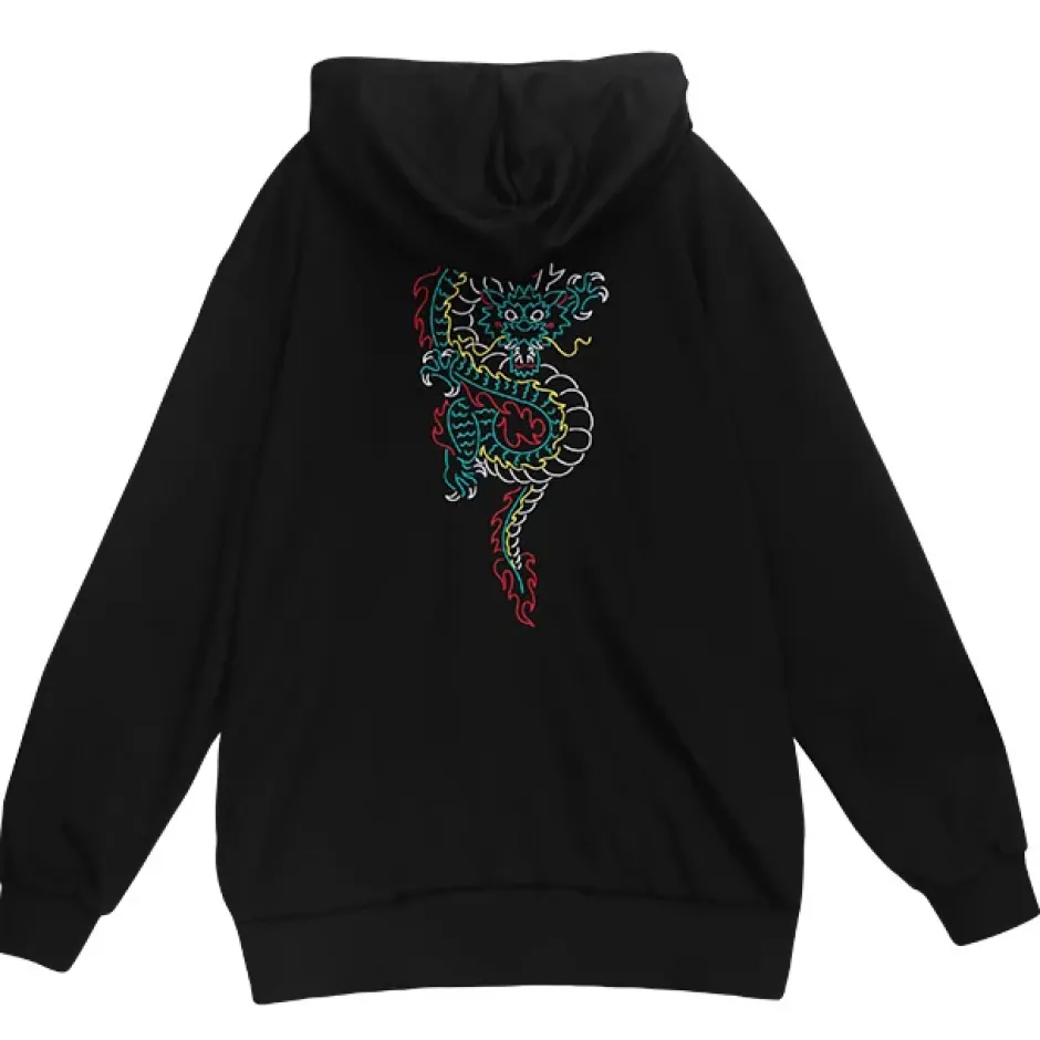 LISTEN FLAVOR Dragon China Zip Hoodie Online