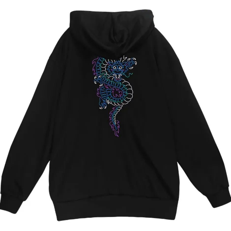 LISTEN FLAVOR Dragon China Zip Hoodie Online
