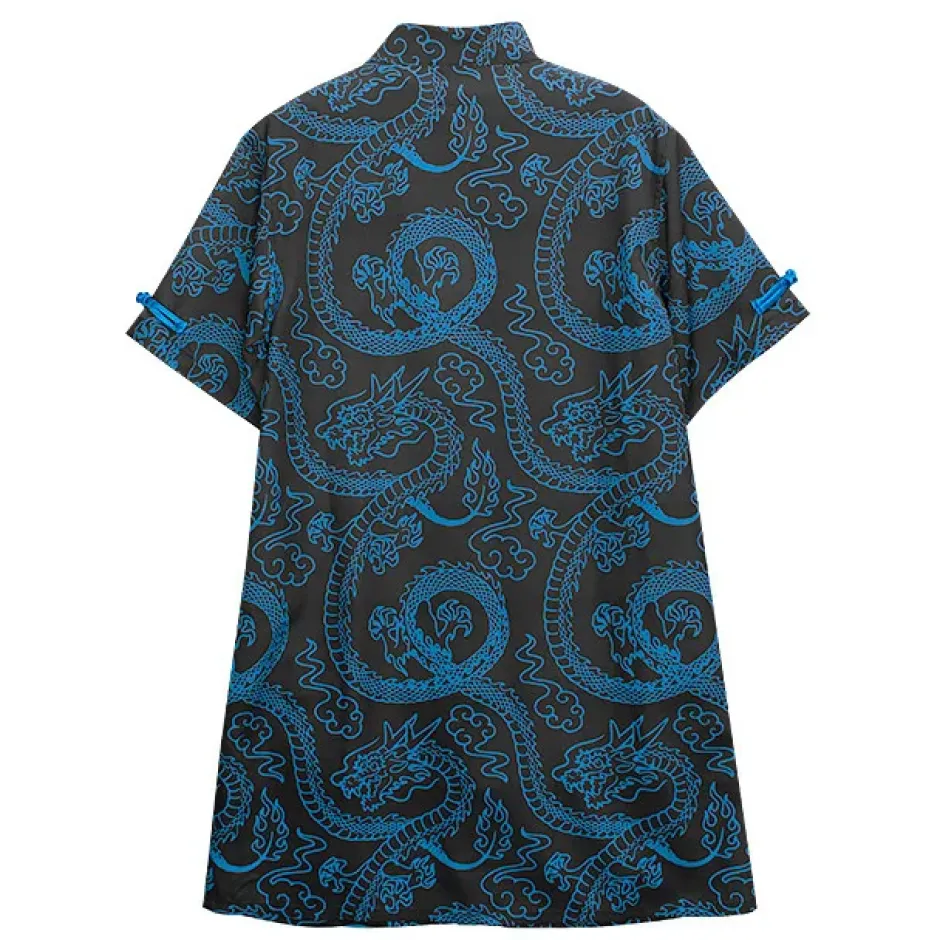 LISTEN FLAVOR Dragon Pattern China Shirt Best