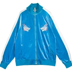 LISTEN FLAVOR Dragon Velour Track Jacket Clearance