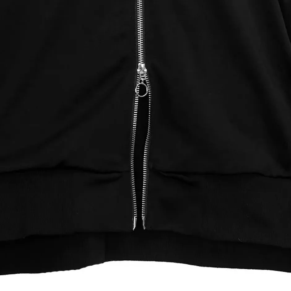 Jackets & Hoodies>LISTEN FLAVOR Fallen Angel's Harness Jersey Black x White