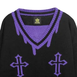 LISTEN FLAVOR Fallen Angel's Melty Line V-neckline Knit Sale