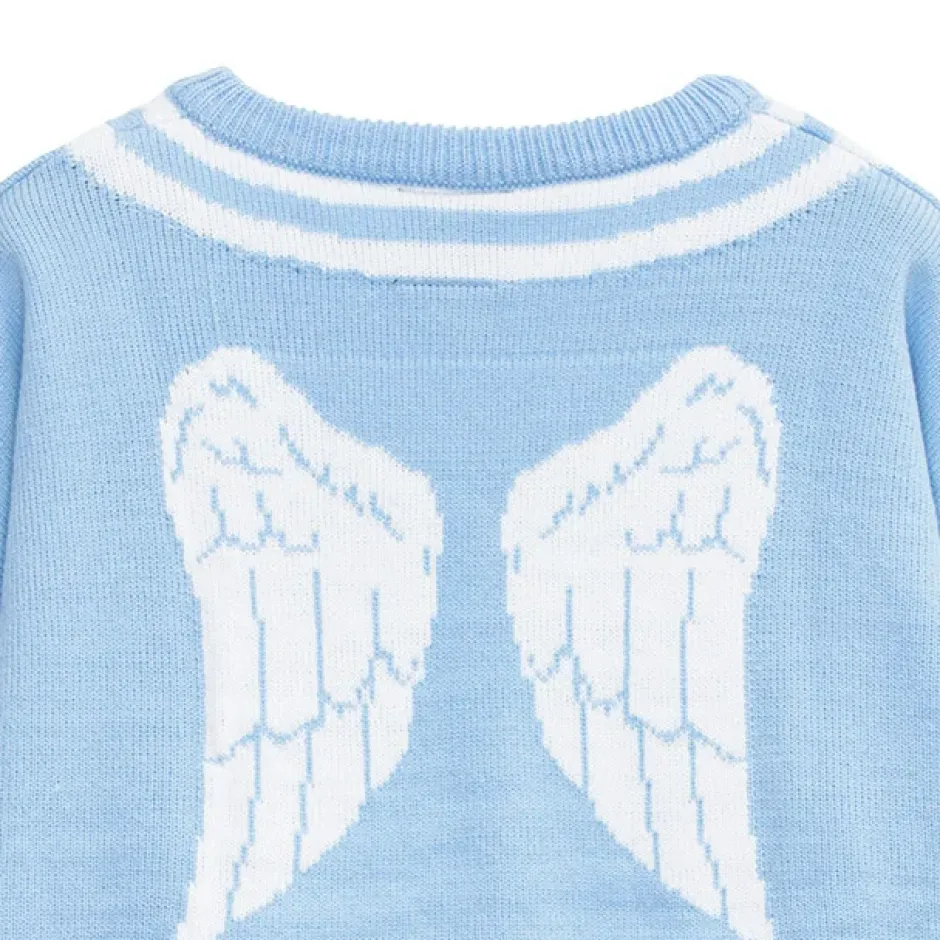 Tops>LISTEN FLAVOR Fallen Angel's Melty Line Knit Top