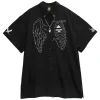 Tops>LISTEN FLAVOR Fallen Angel's Rib Shirt