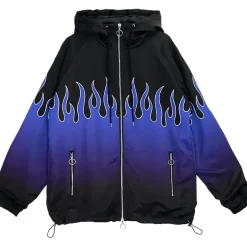 Jackets & Hoodies>LISTEN FLAVOR Fire Anorak Jacket
