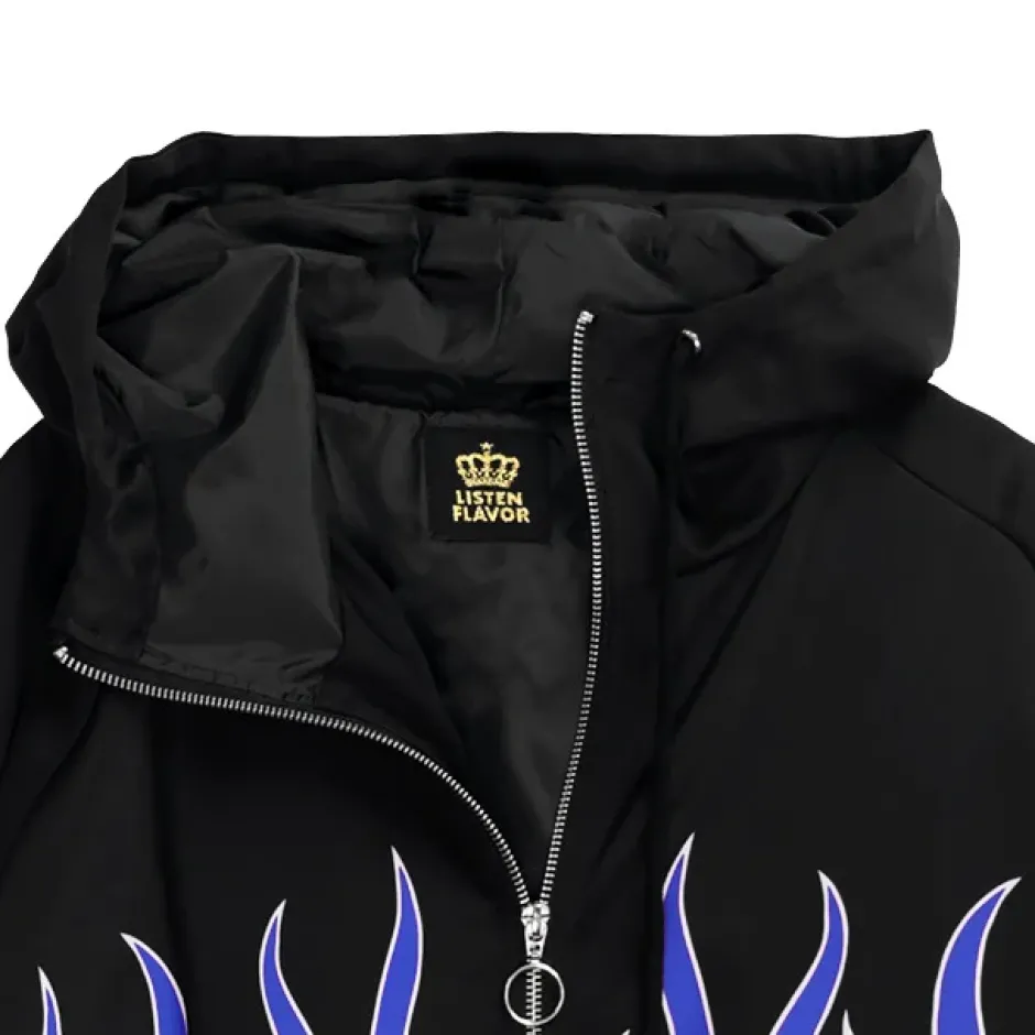 Jackets & Hoodies>LISTEN FLAVOR Fire Anorak Jacket