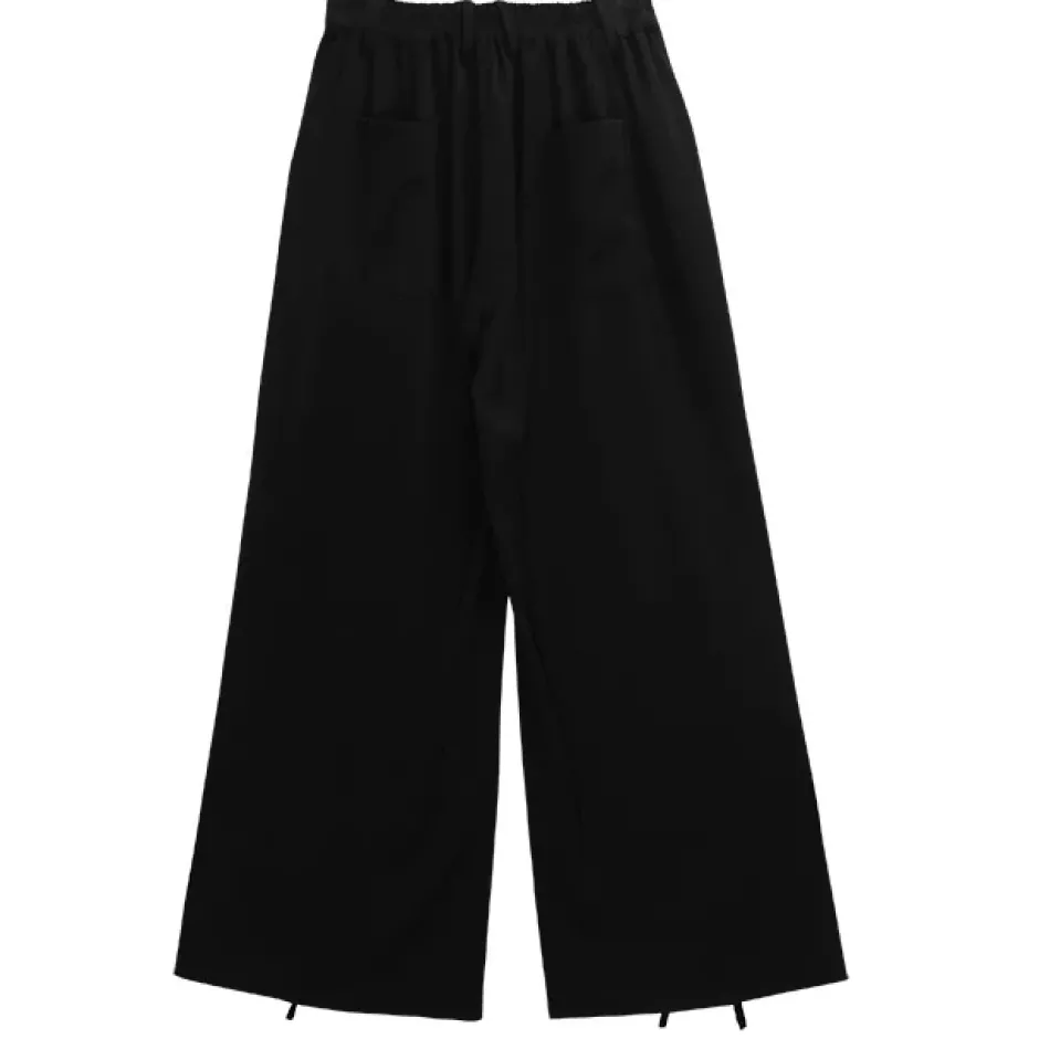 LISTEN FLAVOR Front Slit Ribbon Pants Online