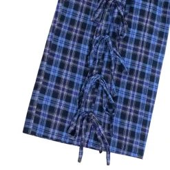 LISTEN FLAVOR Front Slit Ribbon Pants Online