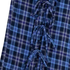 LISTEN FLAVOR Front Slit Ribbon Pants Online