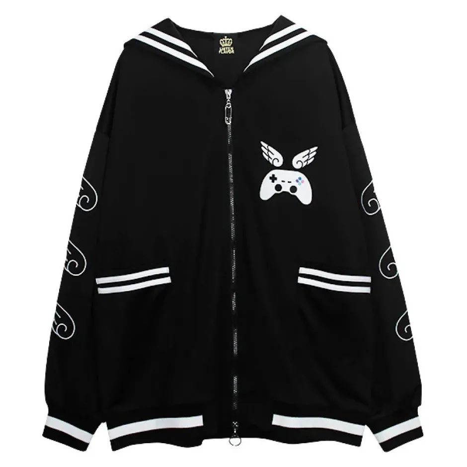 Jackets & Hoodies>LISTEN FLAVOR Gaming Angel Sailor Jersey