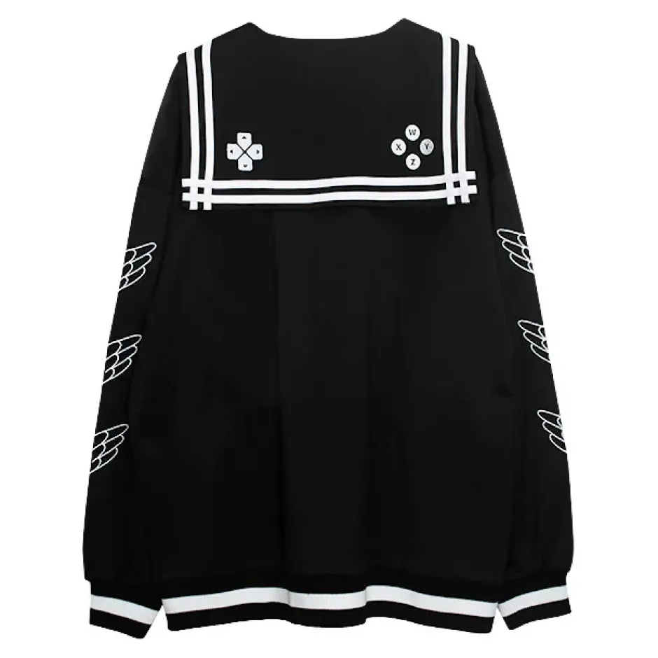 Jackets & Hoodies>LISTEN FLAVOR Gaming Angel Sailor Jersey