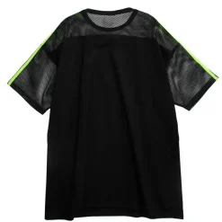 Tops>LISTEN FLAVOR Gaming Mesh Switching Top Black
