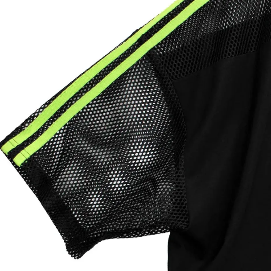 Tops>LISTEN FLAVOR Gaming Mesh Switching Top Black