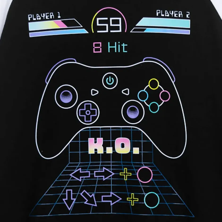 LISTEN FLAVOR Gaming Raglan Hoodie Online