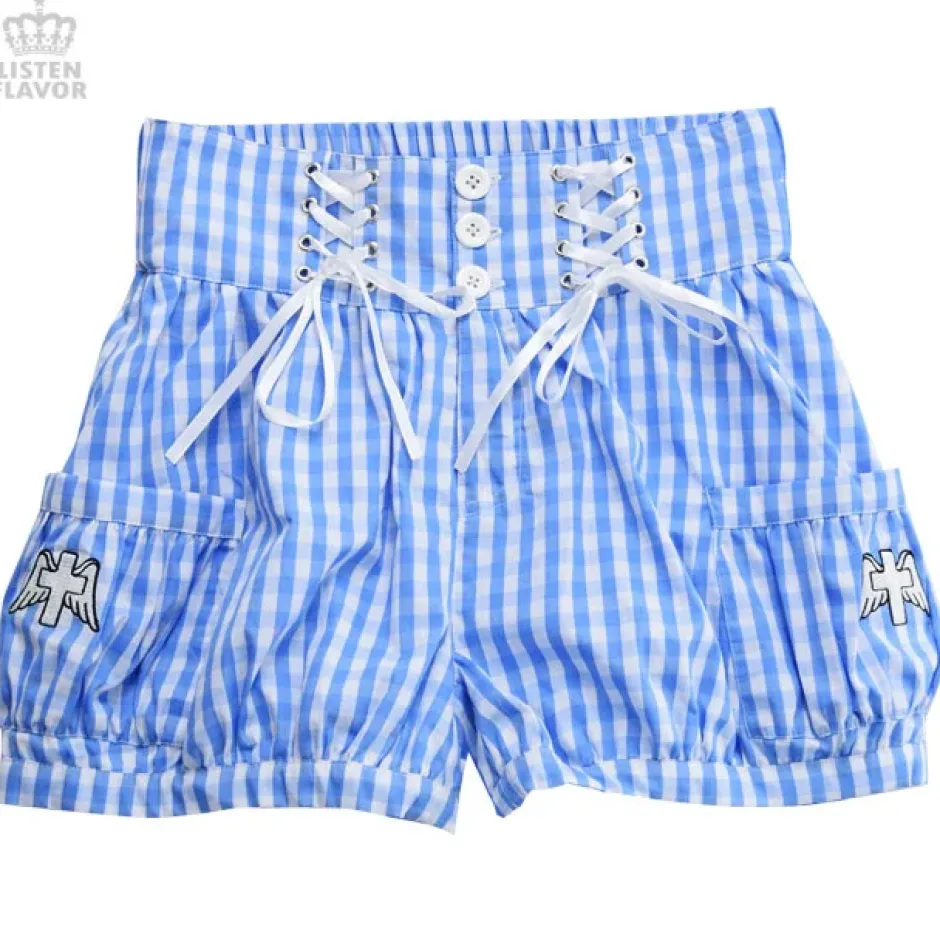 Bottoms>LISTEN FLAVOR Gathered Shorts