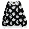 Tops>LISTEN FLAVOR Ghost Knit Top
