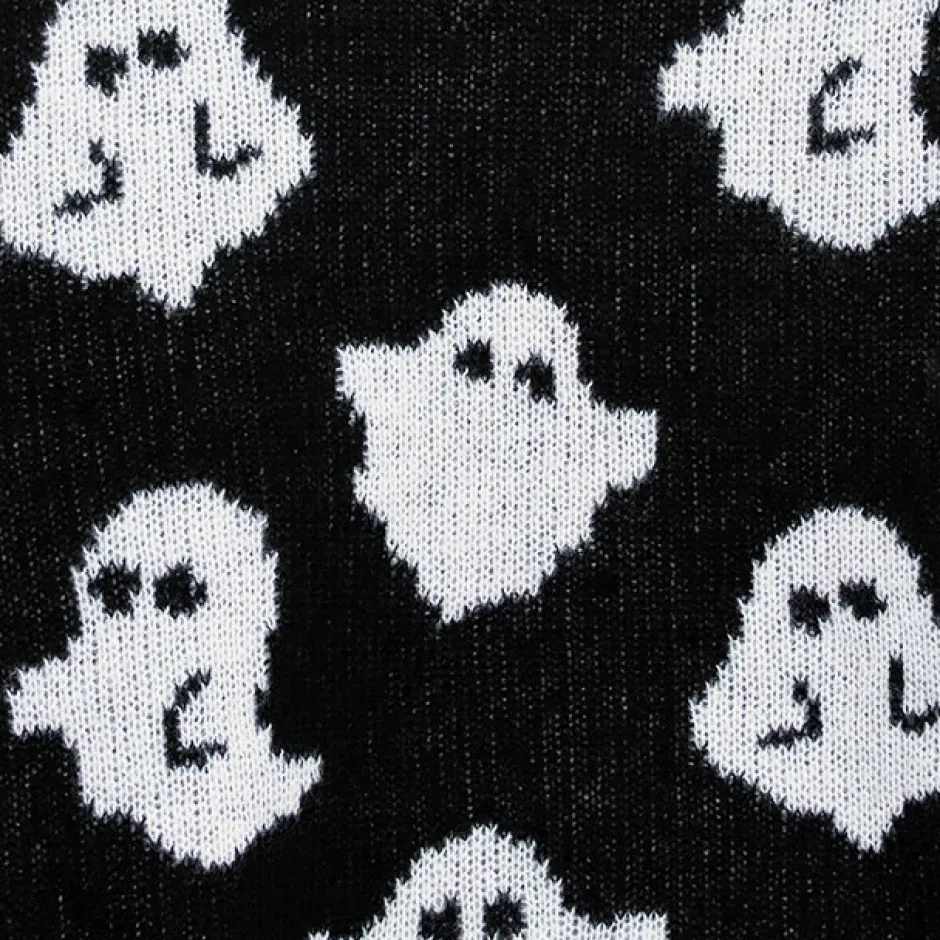 Tops>LISTEN FLAVOR Ghost Knit Top