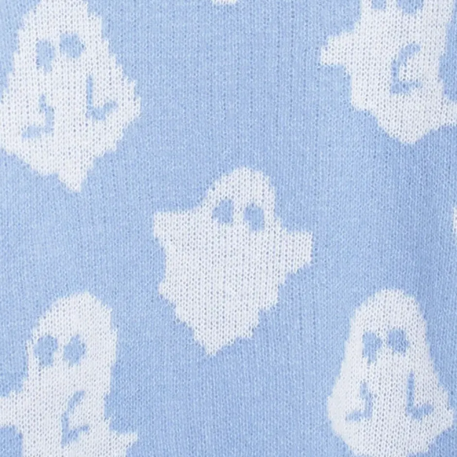 Tops>LISTEN FLAVOR Ghost Knit Top