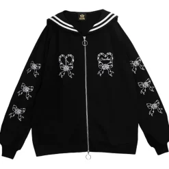 Jackets & Hoodies>LISTEN FLAVOR Glass Heart Sailor Blouson